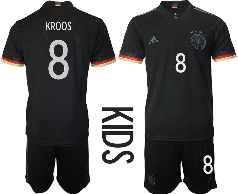 2021 European Cup Germany away Youth #8 soccer jerseys